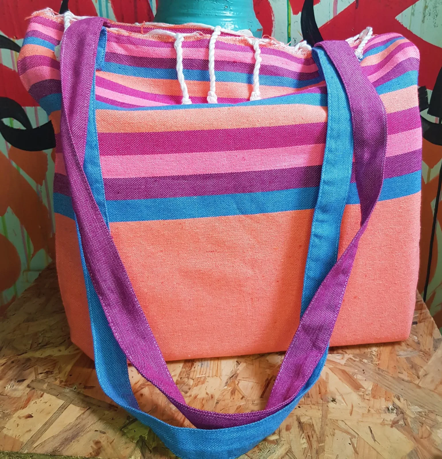Tote-bags traditionnelles colorés